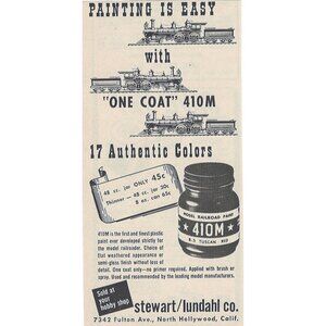 Stewart Lundahl Co Paint Vintage Print Ad 1954  u Hollywood Ca